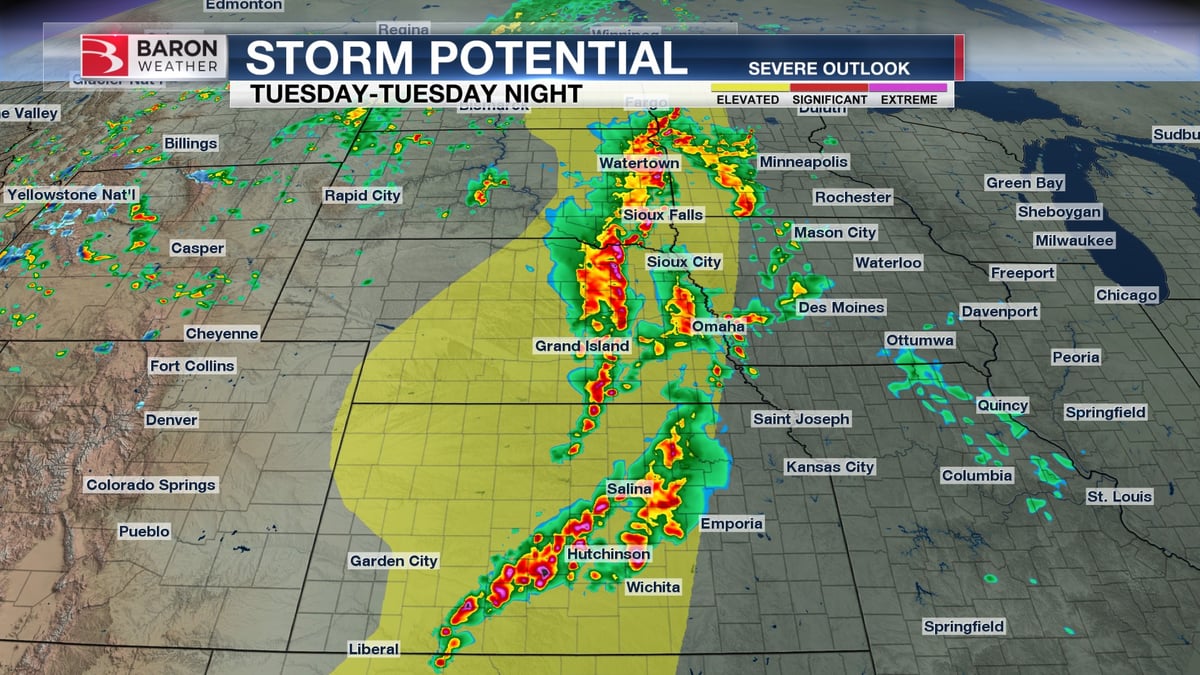Storm Potential Custom Forecast