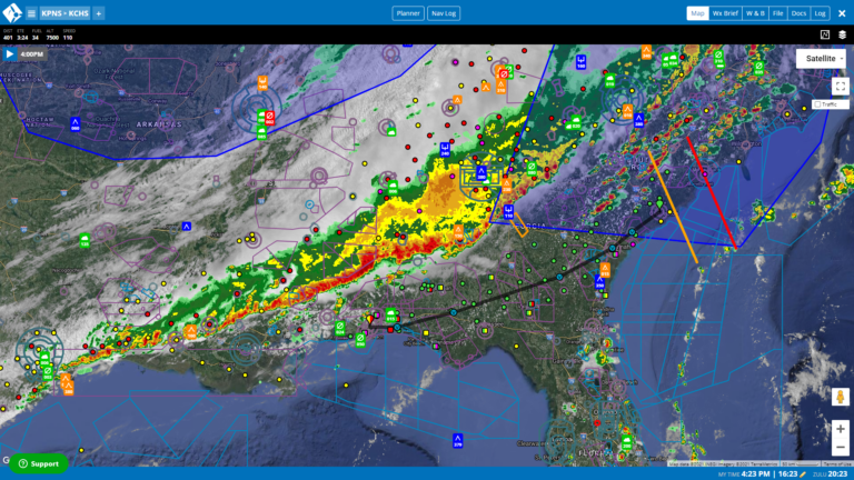 iFlightPlannBaron’s aviation weather services help iFlightPlanner users to stay safe from perilous weather events.
