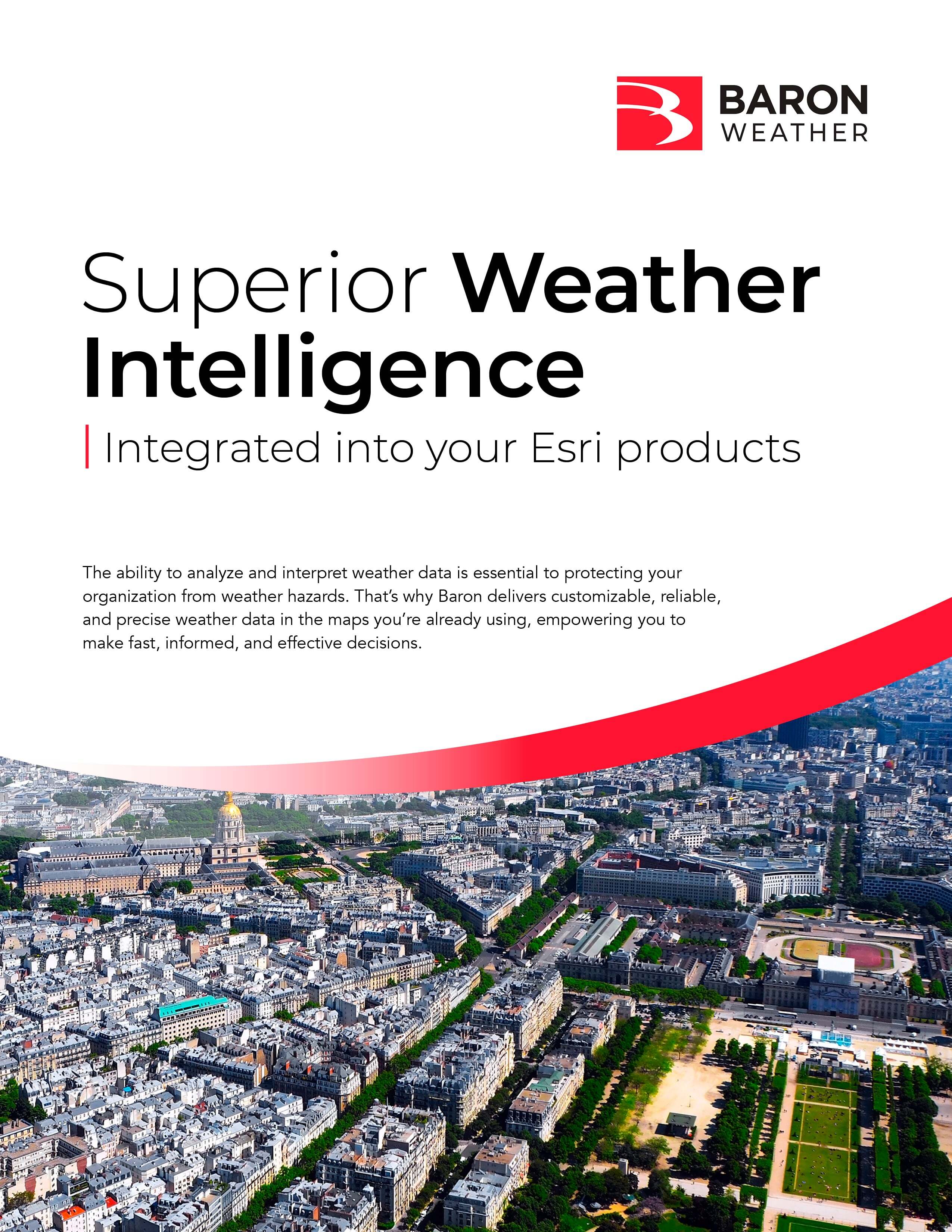 Superior Weather Intelligence in ArcGIS