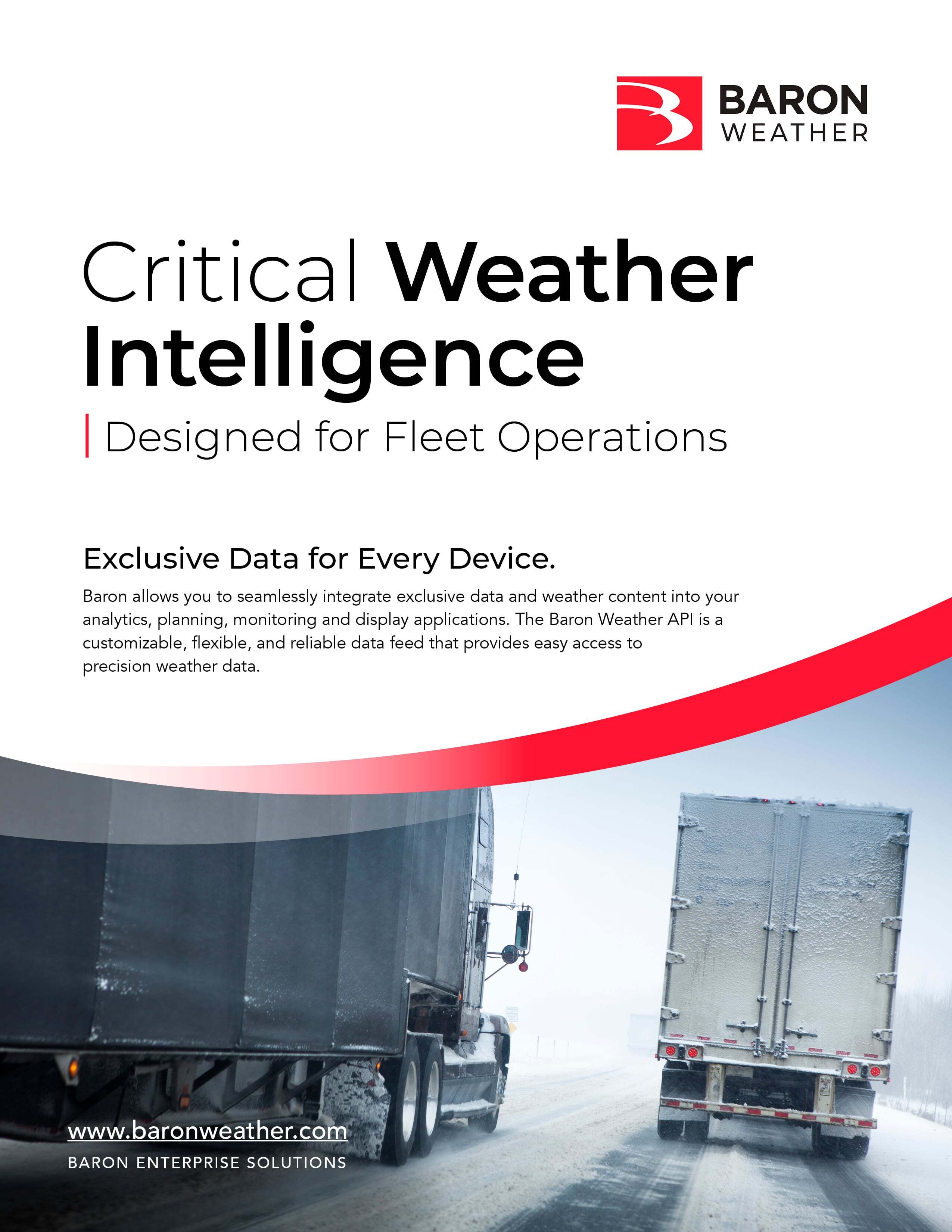 Weather Intelligence for Fleet Operations