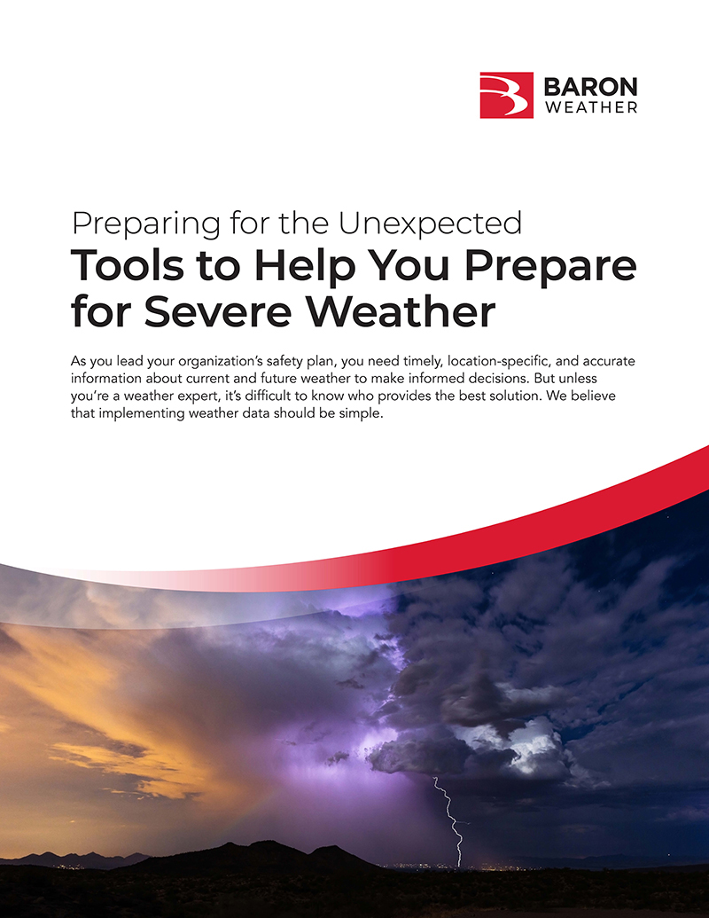Tools to Help Public Safety Professionals Prepare for Severe Weather